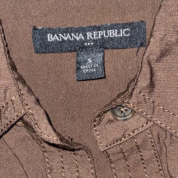 Banana Republic brown safari style dress - Picture 5 of 5